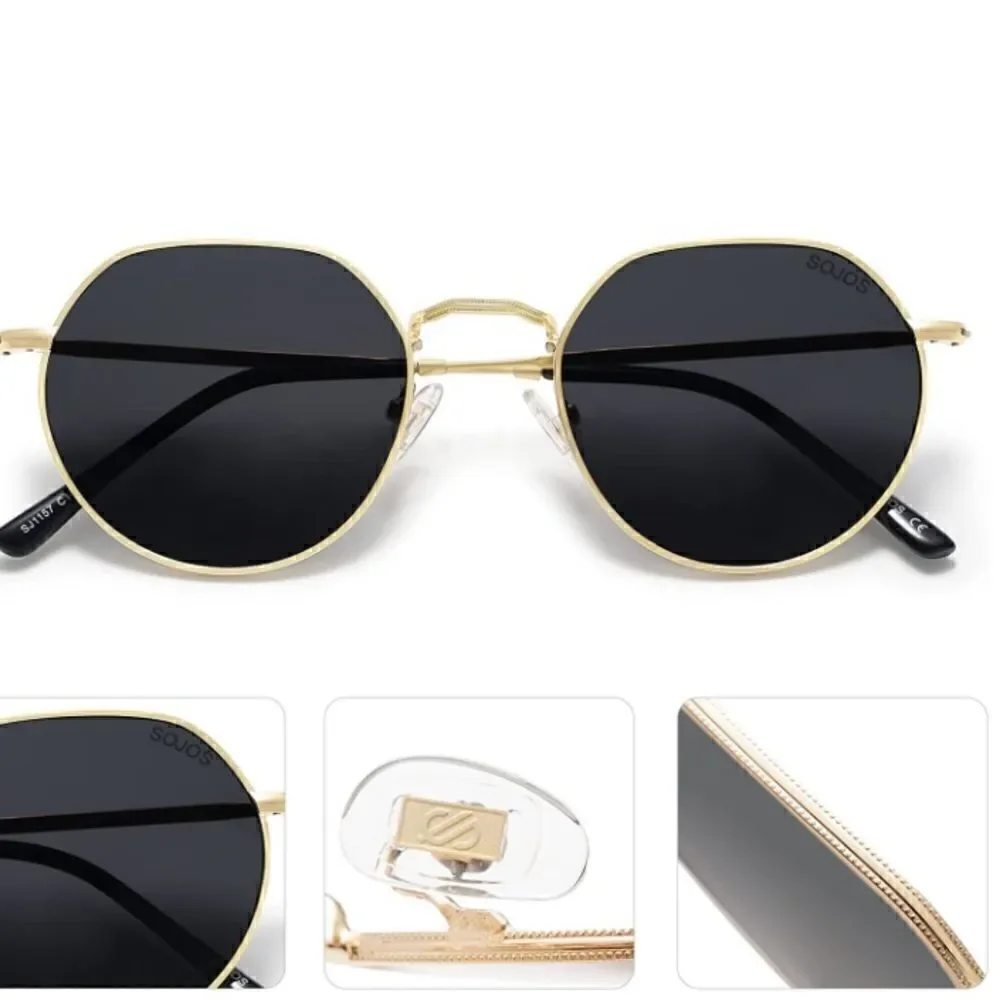 Round Polygon Frame Sunglasses